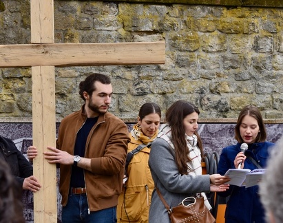 Chemin de croix du Vendredi saint, 18 avril 2025.