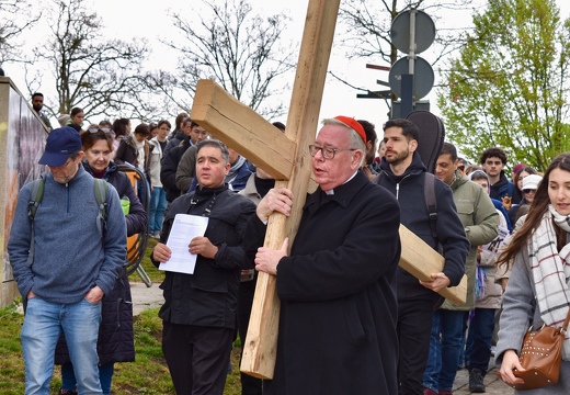 Chemin de croix du Vendredi saint, 18 avril 2025.