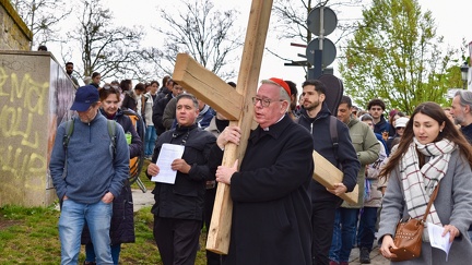 Chemin de croix du Vendredi saint, 18 avril 2025.