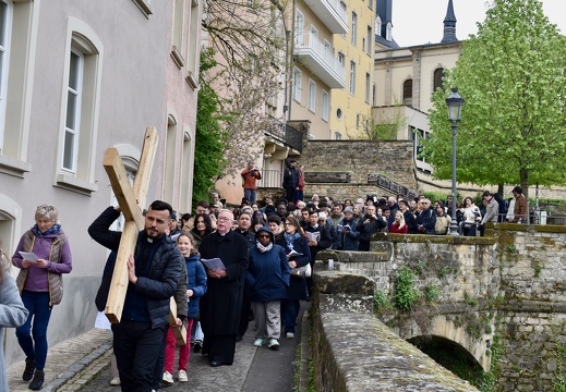 Chemin de croix du Vendredi saint, 18 avril 2025.
