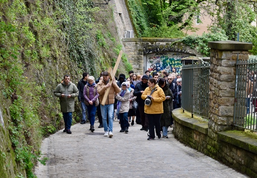 Chemin de croix du Vendredi saint, 18 avril 2025.