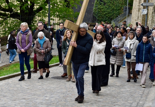 Chemin de croix du Vendredi saint, 18 avril 2025.