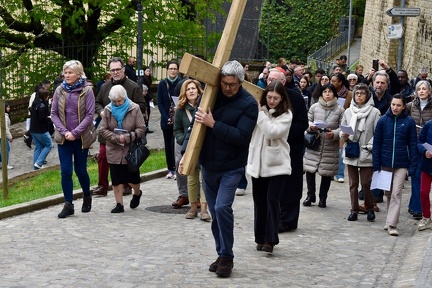 Chemin de croix du Vendredi saint, 18 avril 2025.