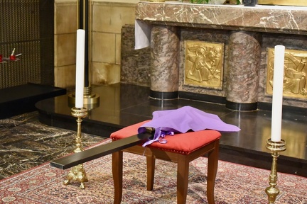Célébration de la Passion du Seigneur à la cathédrale de Luxembourg, 18 avril 2025