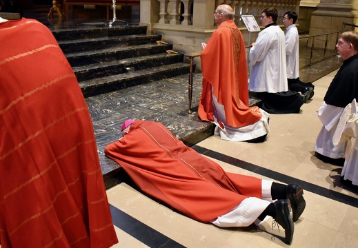 Célébration de la Passion du Seigneur à la cathédrale de Luxembourg, 18 avril 2025