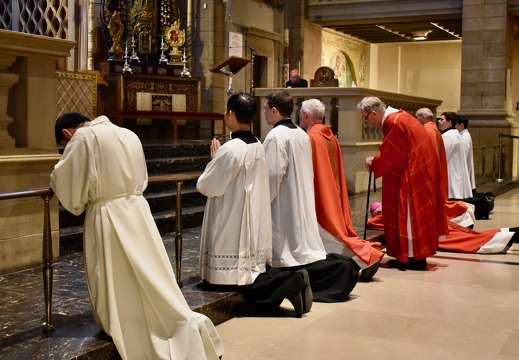 Célébration de la Passion du Seigneur à la cathédrale de Luxembourg, 18 avril 2025