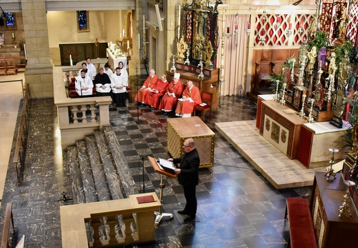 Célébration de la Passion du Seigneur à la cathédrale de Luxembourg, 18 avril 2025