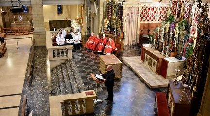 Célébration de la Passion du Seigneur à la cathédrale de Luxembourg, 18 avril 2025