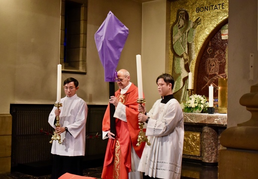 Célébration de la Passion du Seigneur à la cathédrale de Luxembourg, 18 avril 2025