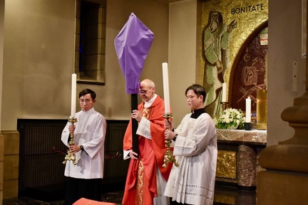 Célébration de la Passion du Seigneur à la cathédrale de Luxembourg, 18 avril 2025