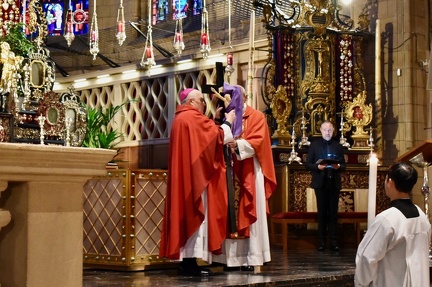 Célébration de la Passion du Seigneur à la cathédrale de Luxembourg, 18 avril 2025