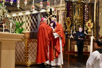 Célébration de la Passion du Seigneur à la cathédrale de Luxembourg, 18 avril 2025