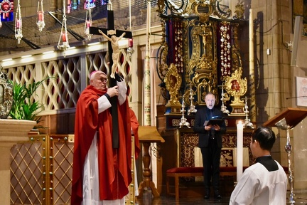 Célébration de la Passion du Seigneur à la cathédrale de Luxembourg, 18 avril 2025
