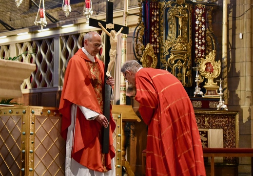Célébration de la Passion du Seigneur à la cathédrale de Luxembourg, 18 avril 2025