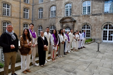 19 avril 2025, Vigile pascale à la cathédrale de Luxembourg, baptême de 14 adultes.
