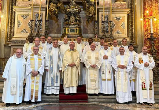 25 juin 2025, messe à Santa Maria in Vallicella, près des reliques de saint Philippe Néri