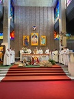 26 juin 2025, messe en l'église San Giovanni Crisostomo a Monte Sacro Alto, dont Mgr Hollerich est titulaire.