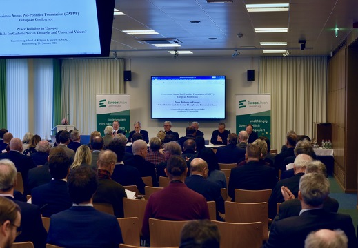 23 janvier 2026, conférence sur "La construction de la paix en Europe : quel rôle pour la Doctrine sociale de l'Église et les valeurs universelles ?" (FCAPP)