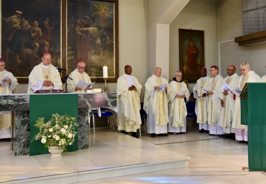 27 mai 2026, messe dans la chapelle du Centre Convict