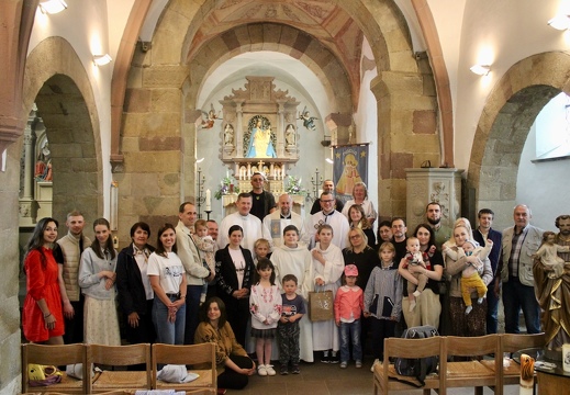 Ukrainische Pilgergemeinde in Girsterklaus