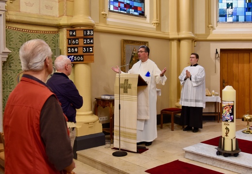Messe des Forains dans la chapelle du Glacis et dépôt de gerbes au monument de Jean l'Aveugle, 4 septembre 2026