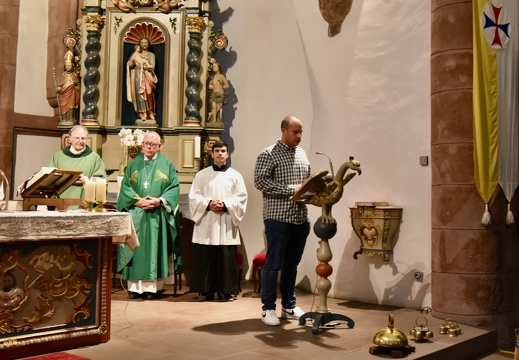 50e anniversaire de la Jungsodalen Veinen, messe à l'église des Trinitaires célébrée par le cardinal Jean-Claude Hollerich le 13 septembre 2026