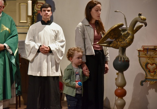 50e anniversaire de la Jungsodalen Veinen, messe à l'église des Trinitaires célébrée par le cardinal Jean-Claude Hollerich le 13 septembre 2026