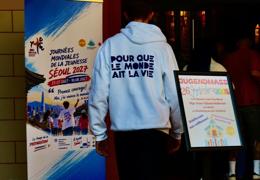 Messe de rentrée de la Pastorale des Jeunes-LuxYouth à l'église de Dudelange, le 26 septembre 2026.