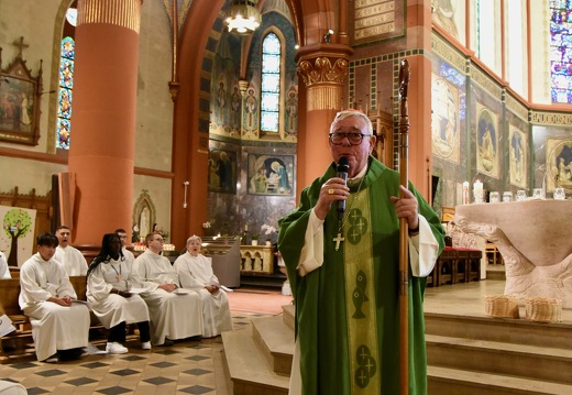 Messe de rentrée de la Pastorale des Jeunes-LuxYouth à l'église de Dudelange, le 26 septembre 2026.