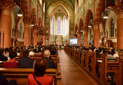 Messe de rentrée de la Pastorale des Jeunes-LuxYouth à l'église de Dudelange, le 26 septembre 2026.