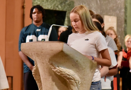 Messe de rentrée de la Pastorale des Jeunes-LuxYouth à l'église de Dudelange, le 26 septembre 2026.