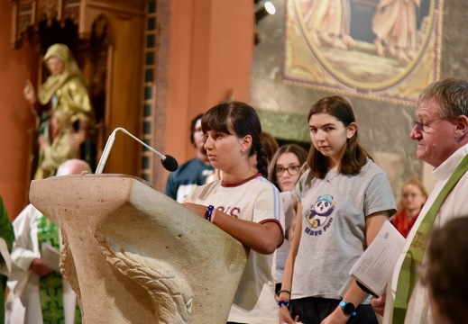 Messe de rentrée de la Pastorale des Jeunes-LuxYouth à l'église de Dudelange, le 26 septembre 2026.